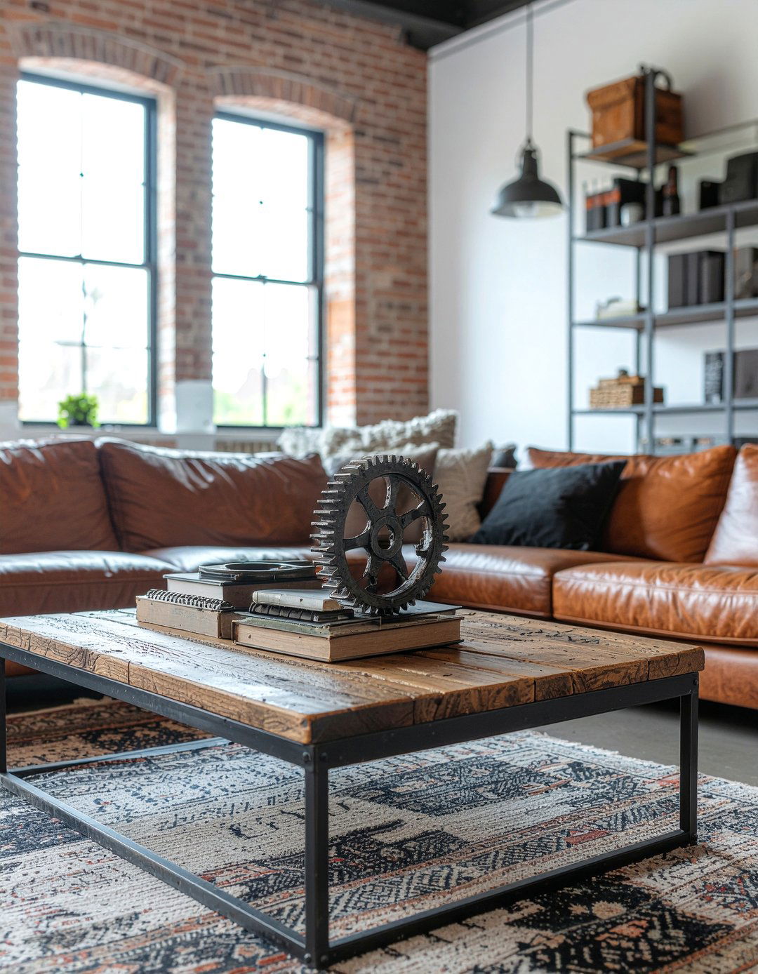 Industrial coffee table styling - 30 living room coffee table styling