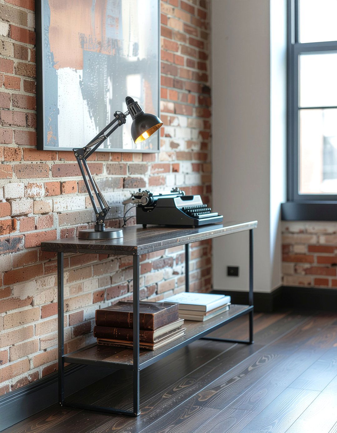 Industrial console table - 30 living room console tables