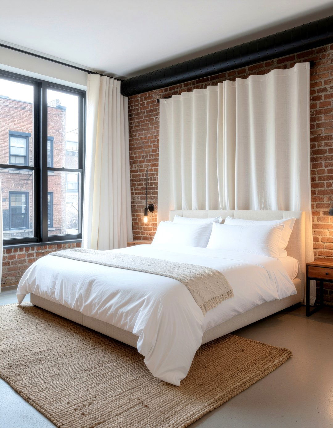 Industrial cream bedroom - 30 cream bedroom ideas