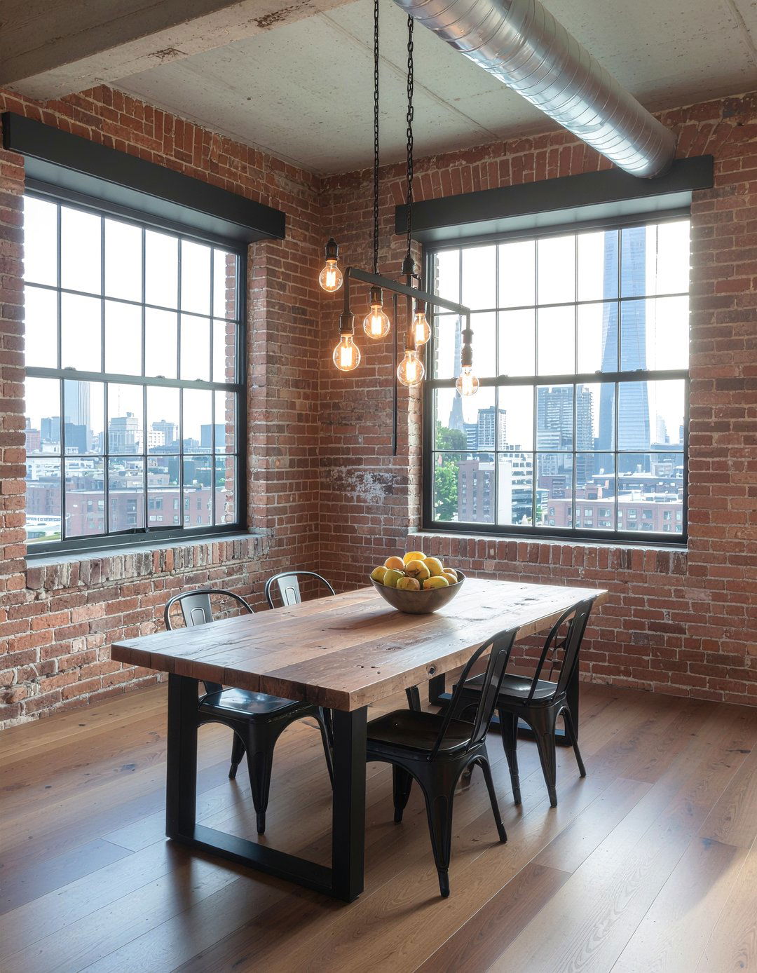 Industrial dining lighting - 30 restored dining room ideas