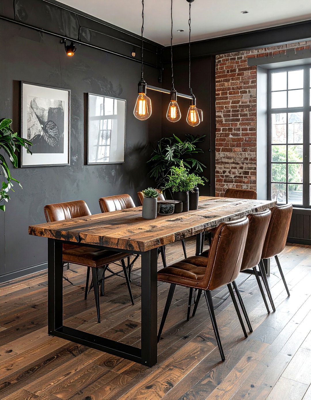 Industrial dining room - 30 home styling ideas