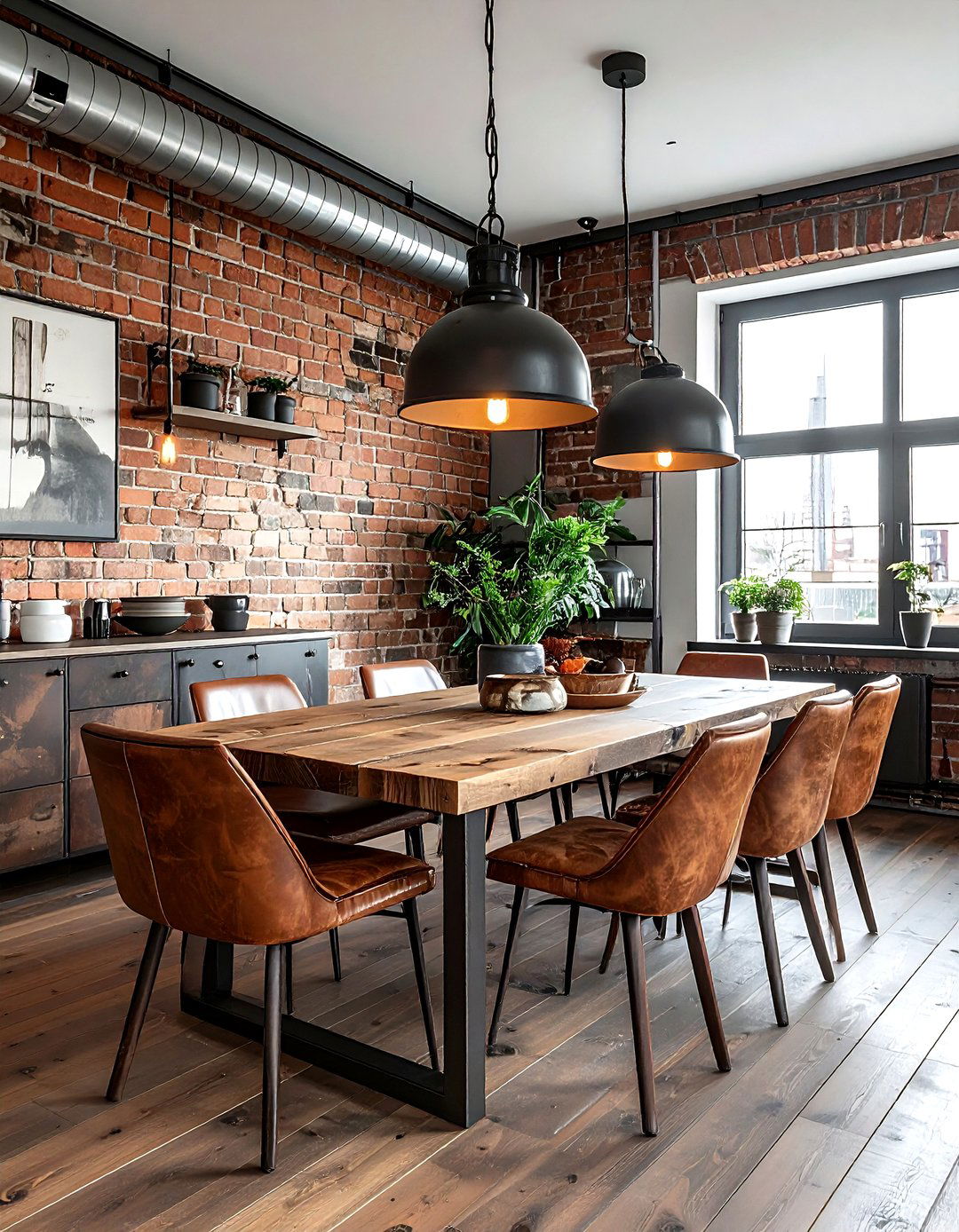 Industrial dining room - 30 cool dining room ideas