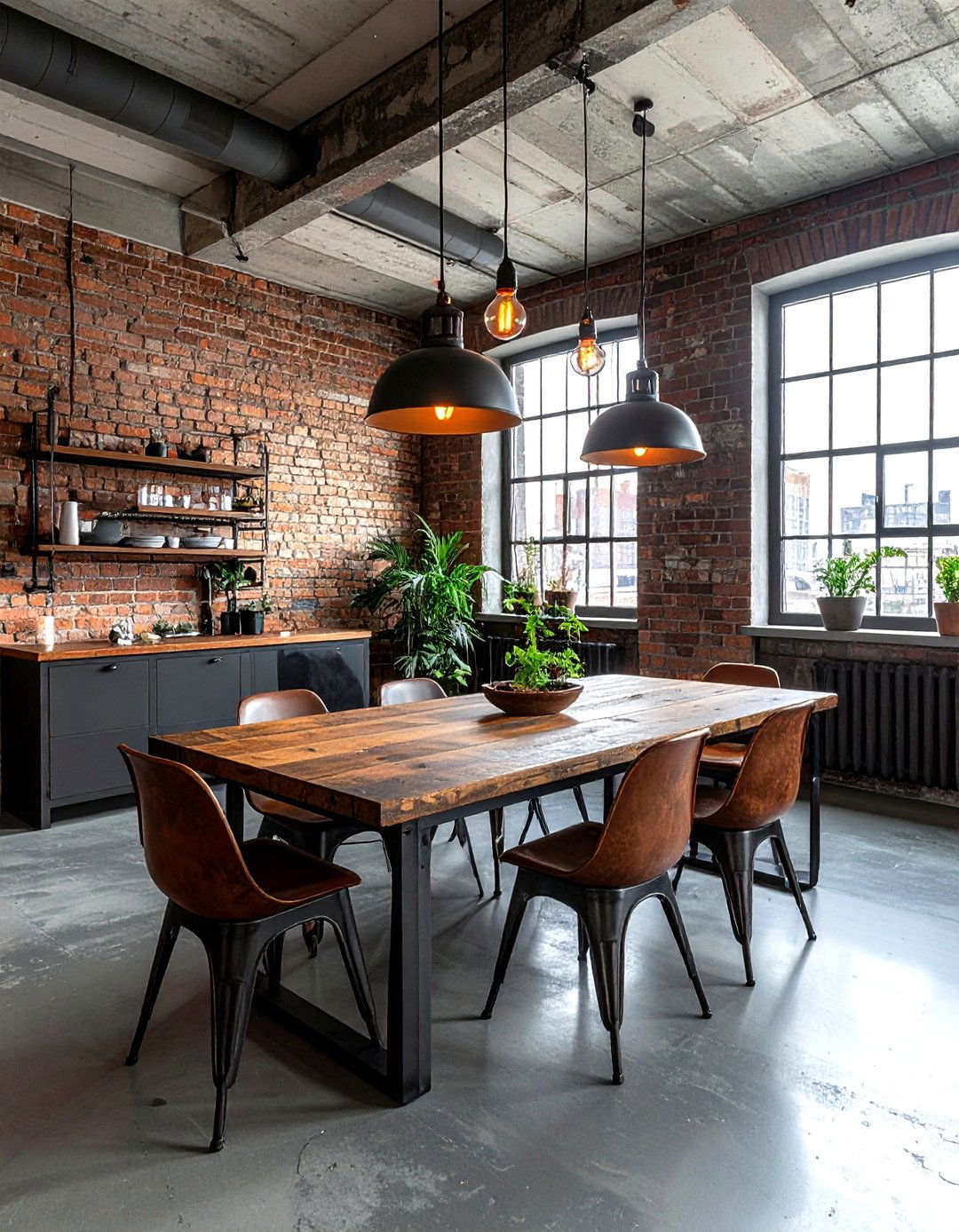 Industrial dining room - 30 viral dining room ideas