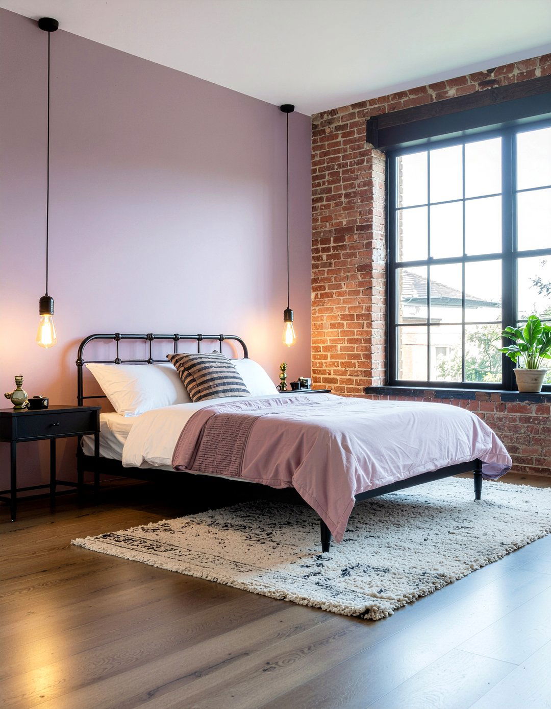 Industrial dusty pink bedroom - 30 bedroom dusty pink walls