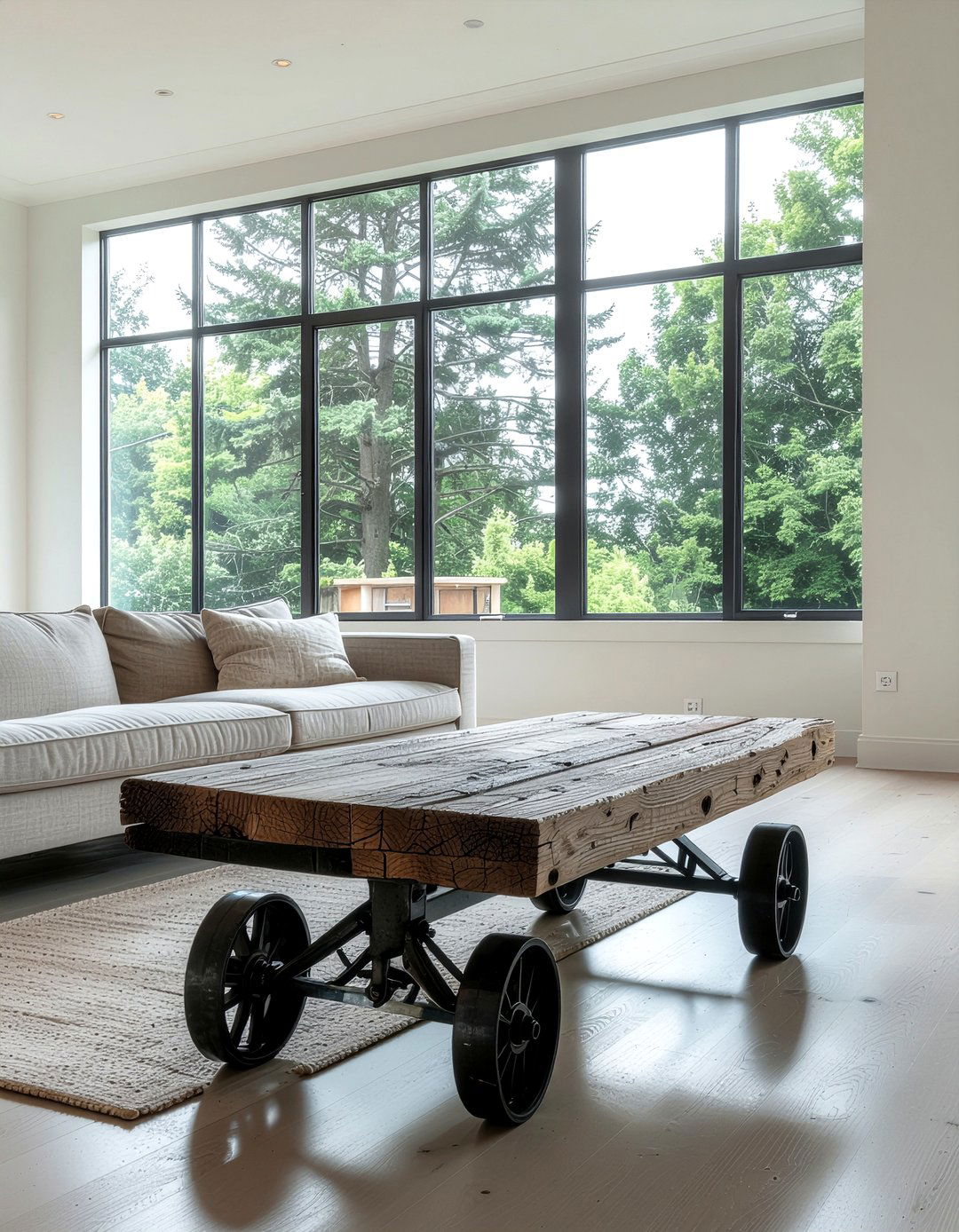 30 Living Room Salvaged Furniture Ideas for Rustic Charm