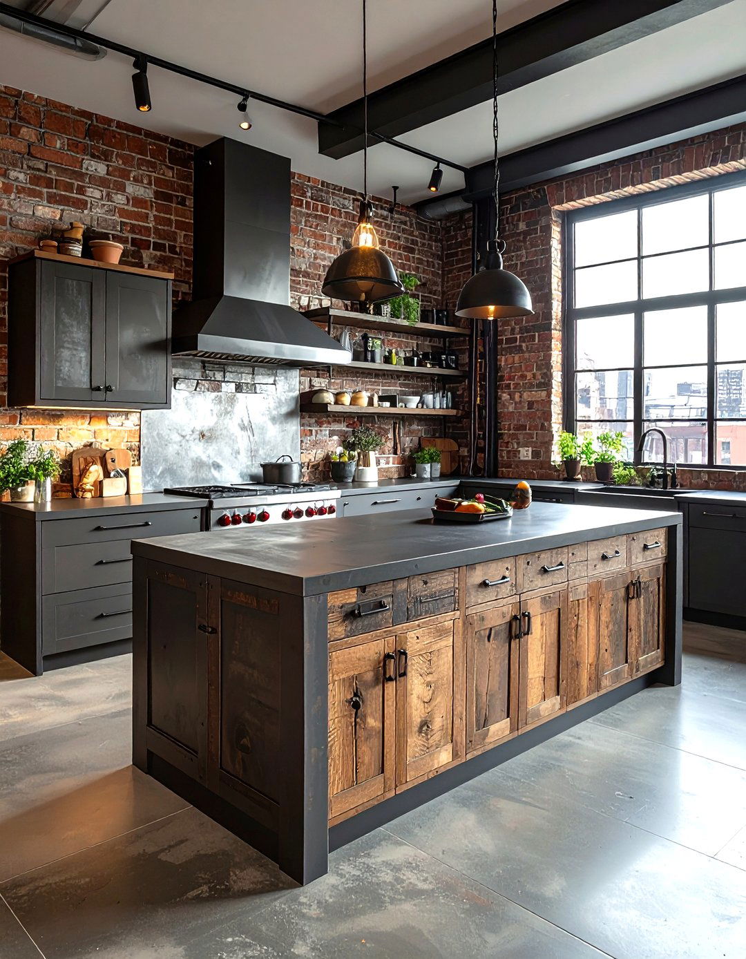 Industrial flat panel cabinets - 30 flat panel kitchen cabinet ideas