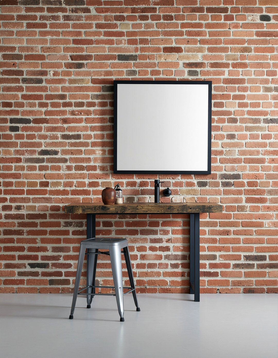 Industrial floating vanity - 30 bedroom floating vanity ideas