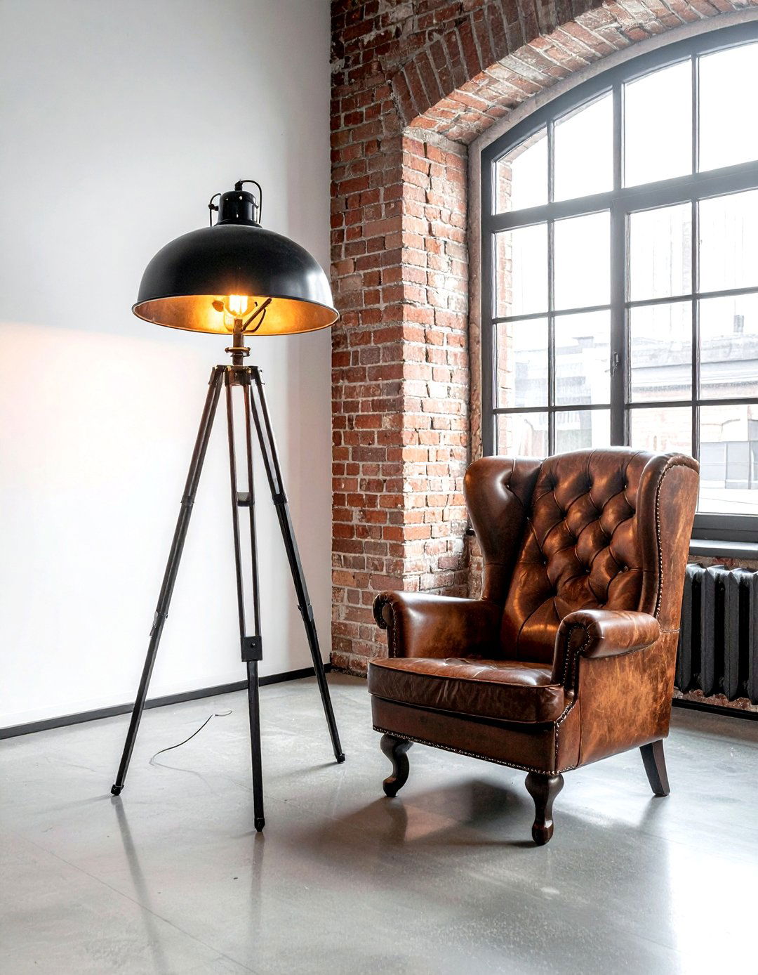 Industrial floor lamp - 30 lamp ideas