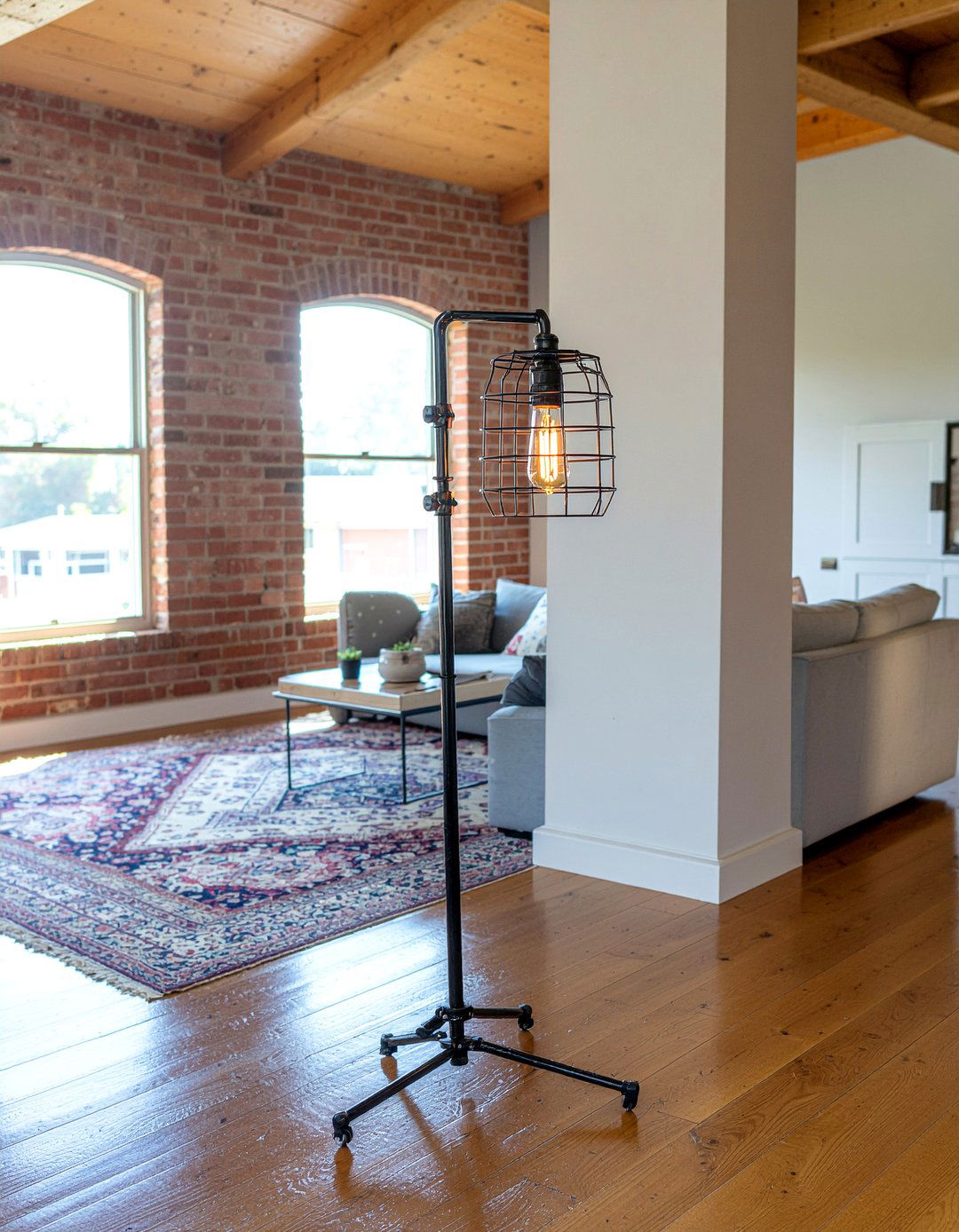 Industrial floor lamp - 30 living room floor lamps