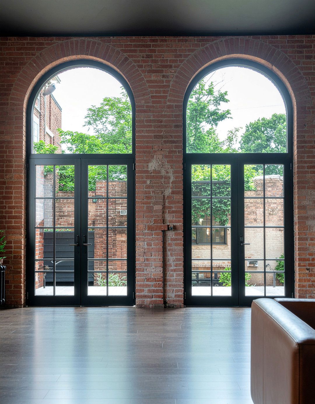 Industrial french doors glass - 30 living room french doors