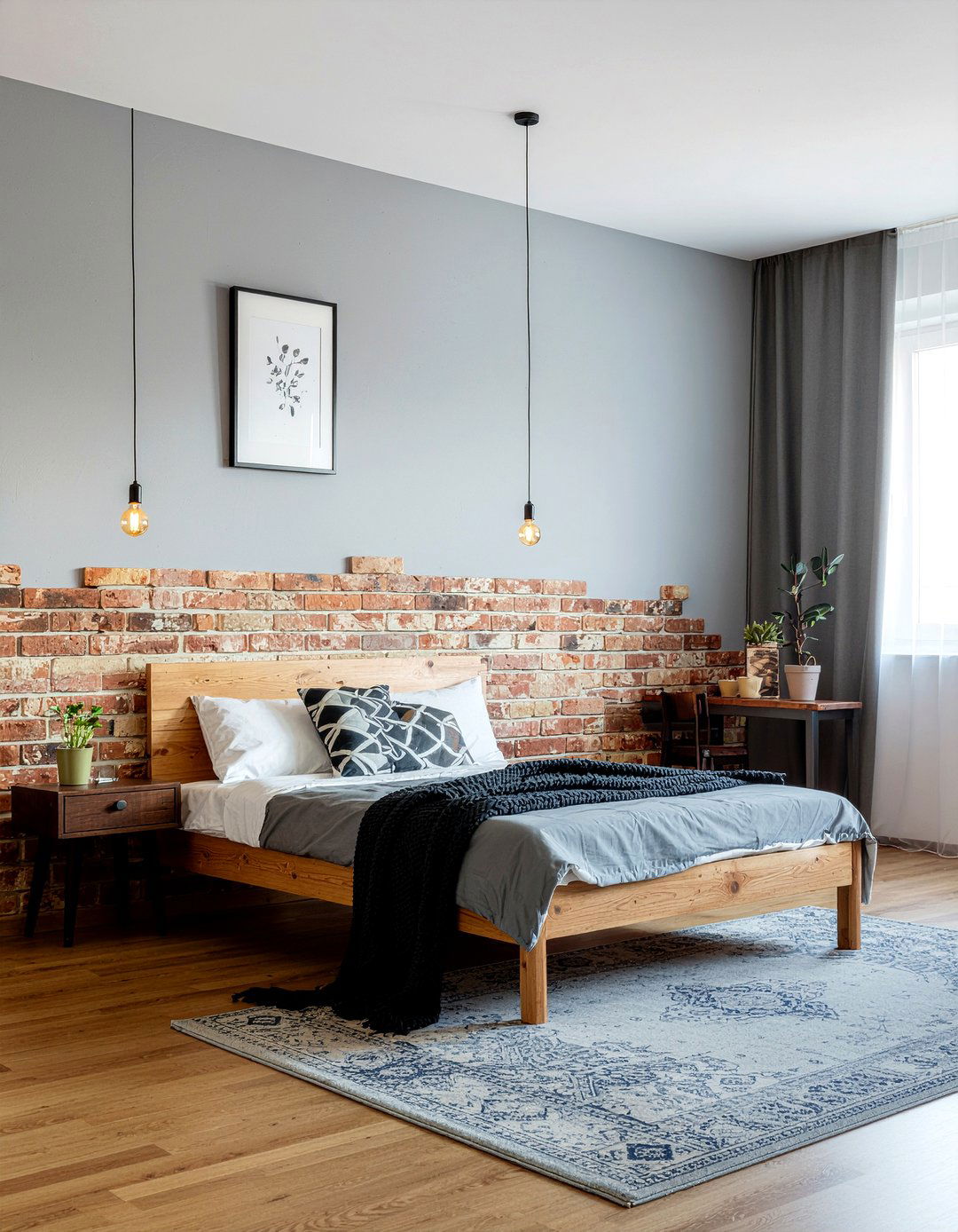 Industrial gray bedroom - 30 warm gray bedroom ideas