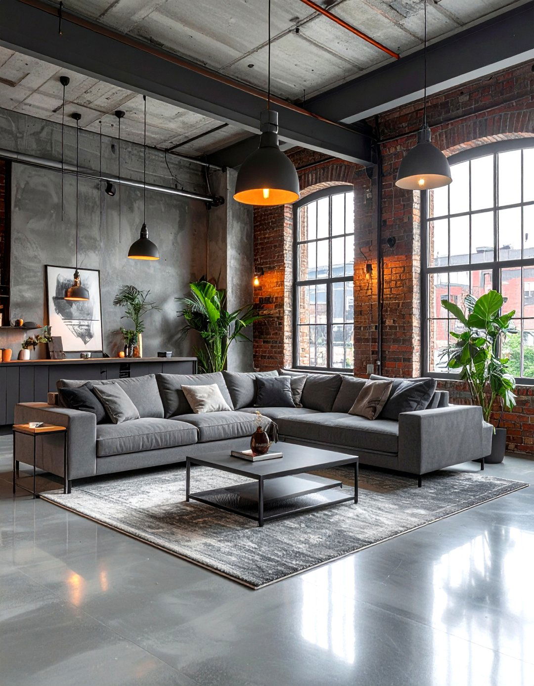 Industrial gray living room - 30 contemporary gray living room ideas