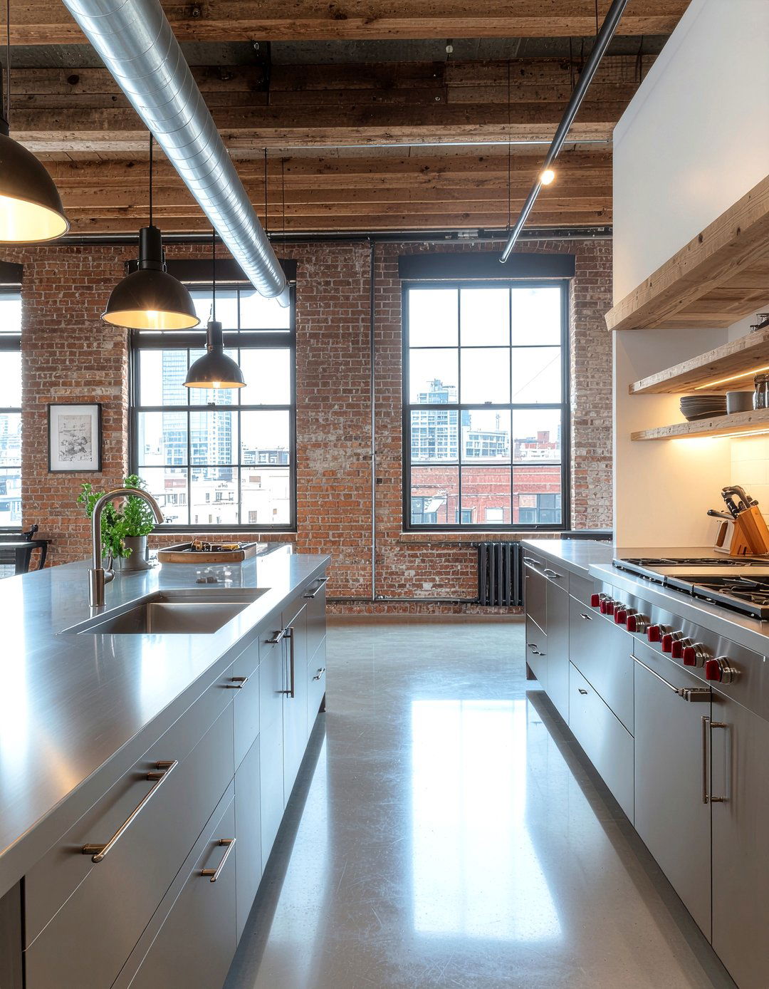 Industrial kitchen aesthetic - 30 dramatic kitchen ideas