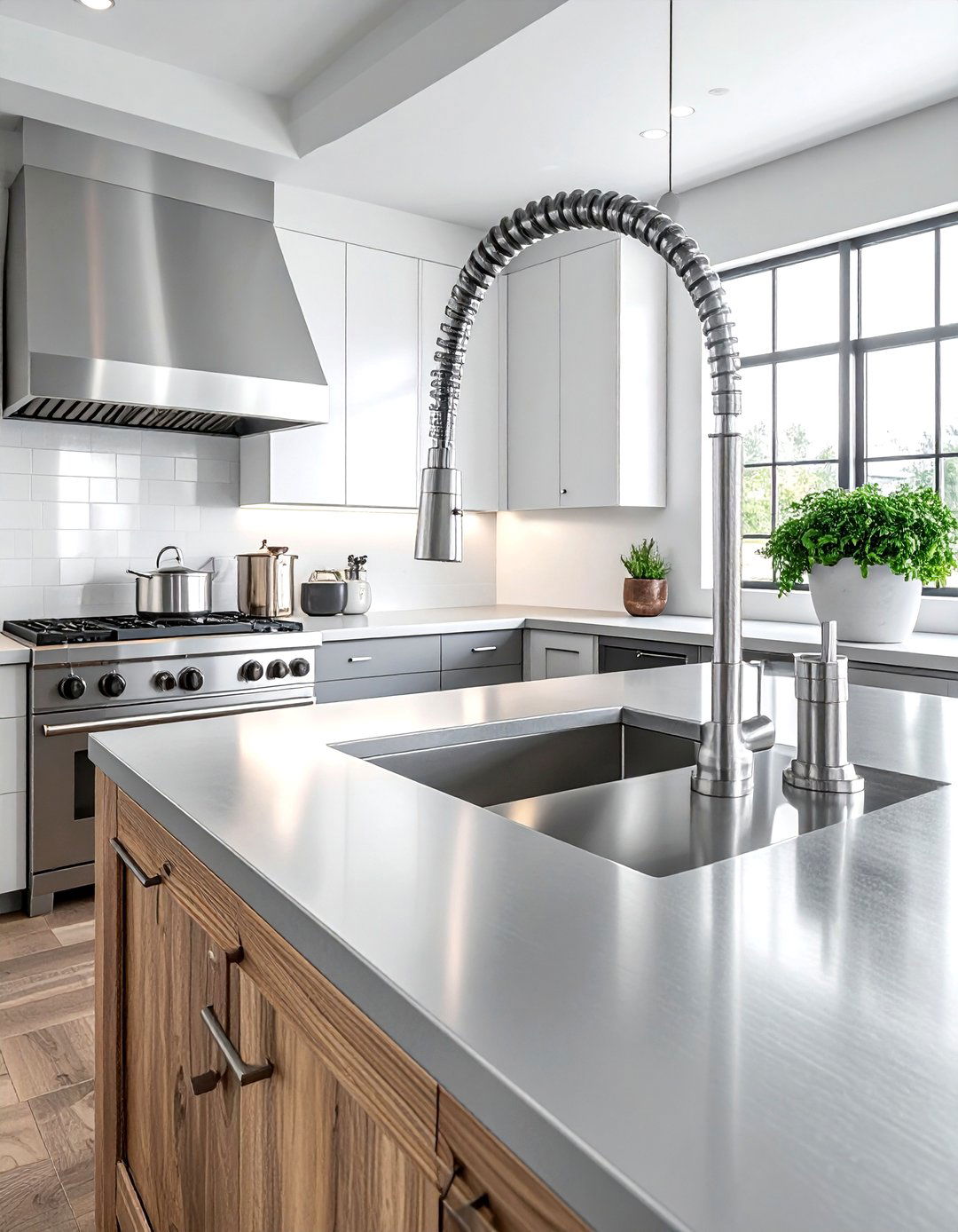 Industrial kitchen faucet - 30 Brizo kitchen ideas