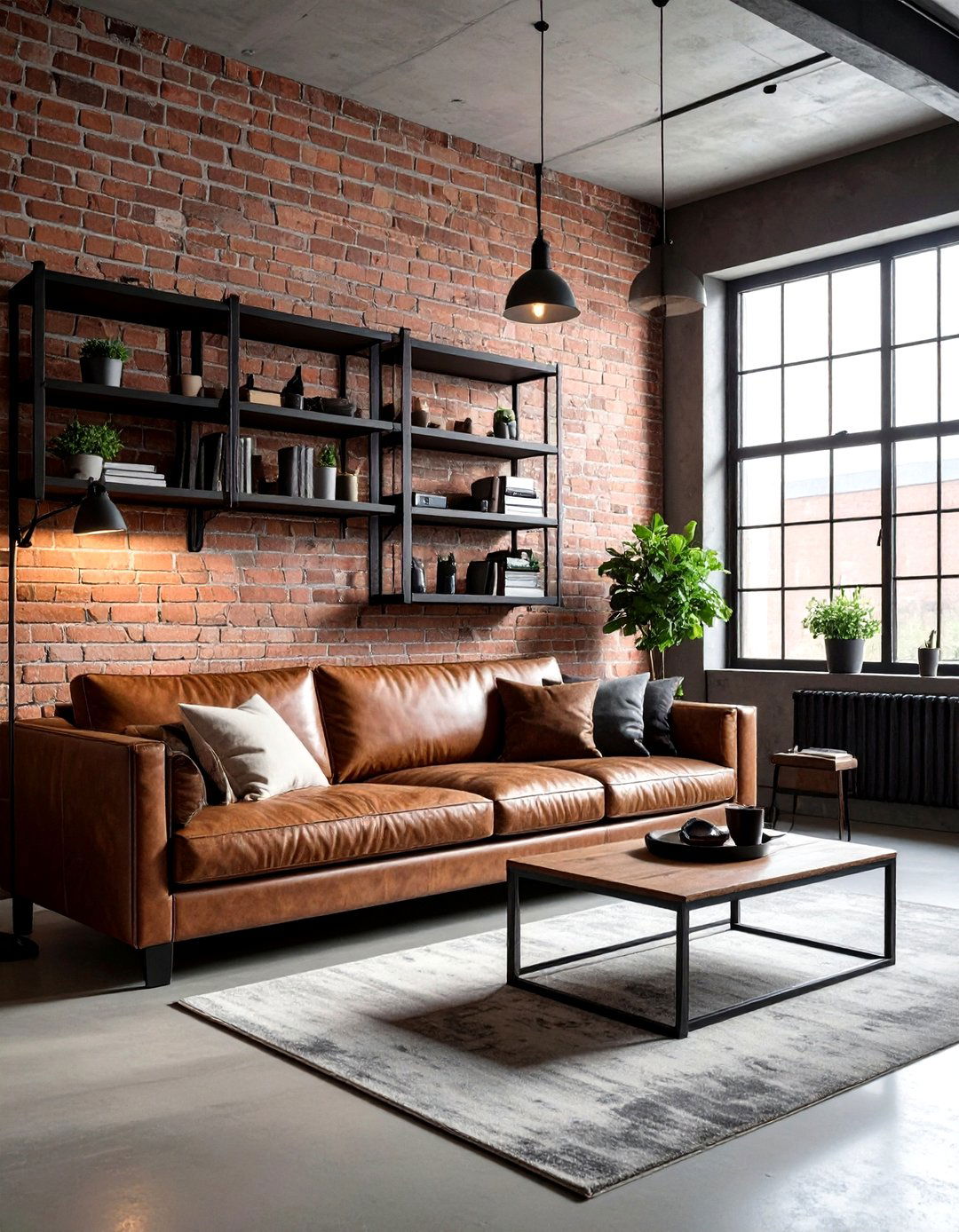 Industrial living room - 30 show home living room ideas