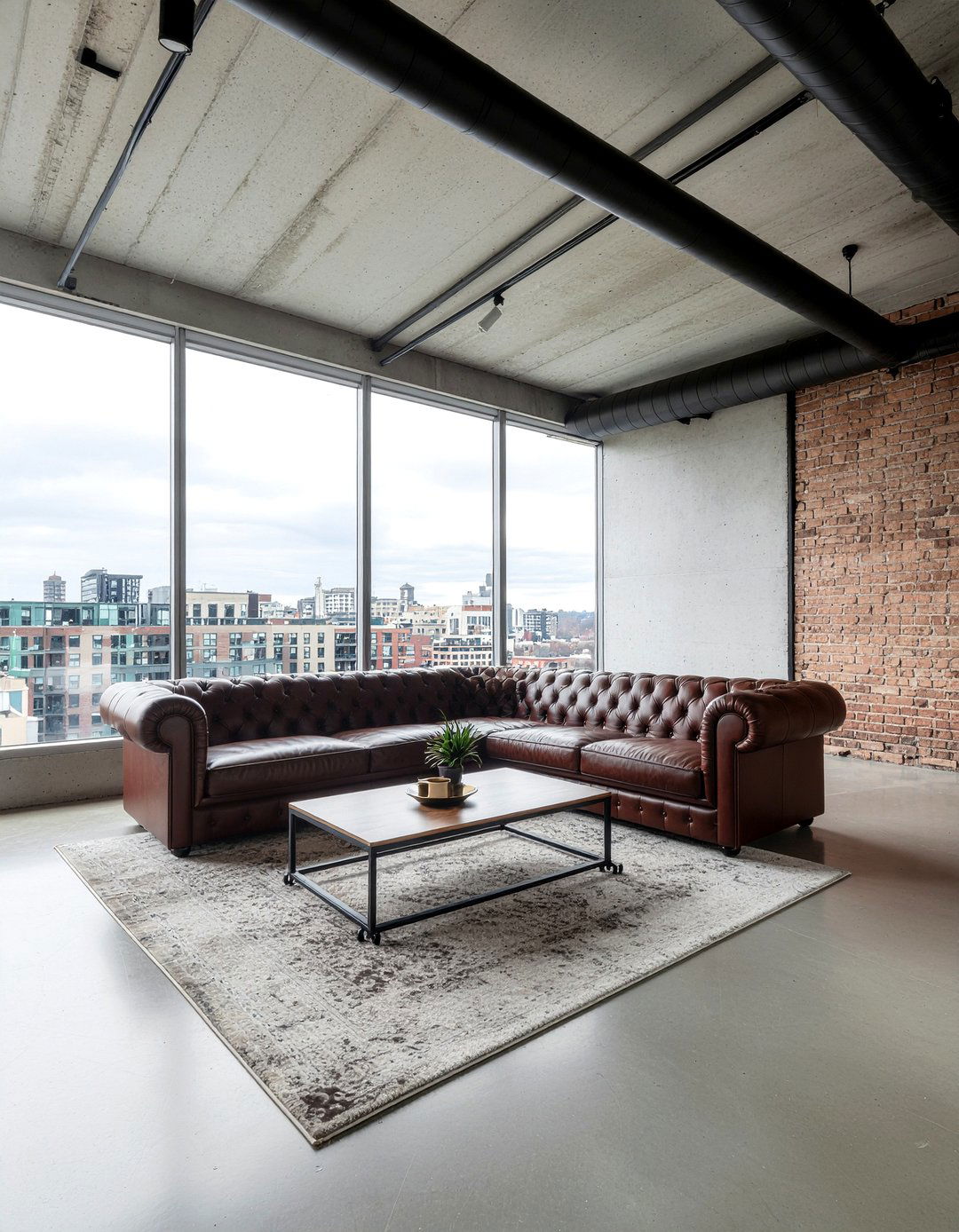 Industrial loft - 30 living room renovation ideas