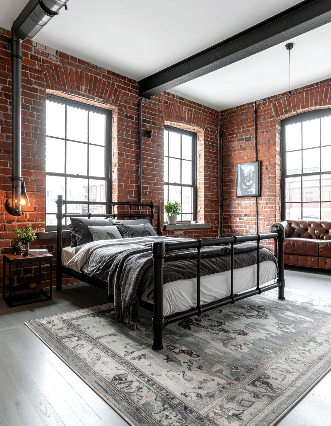 Industrial loft bedroom - 30 period home bedroom ideas