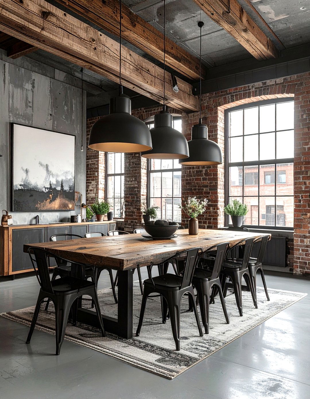 Industrial loft dining room - 30 Chicago dining room ideas