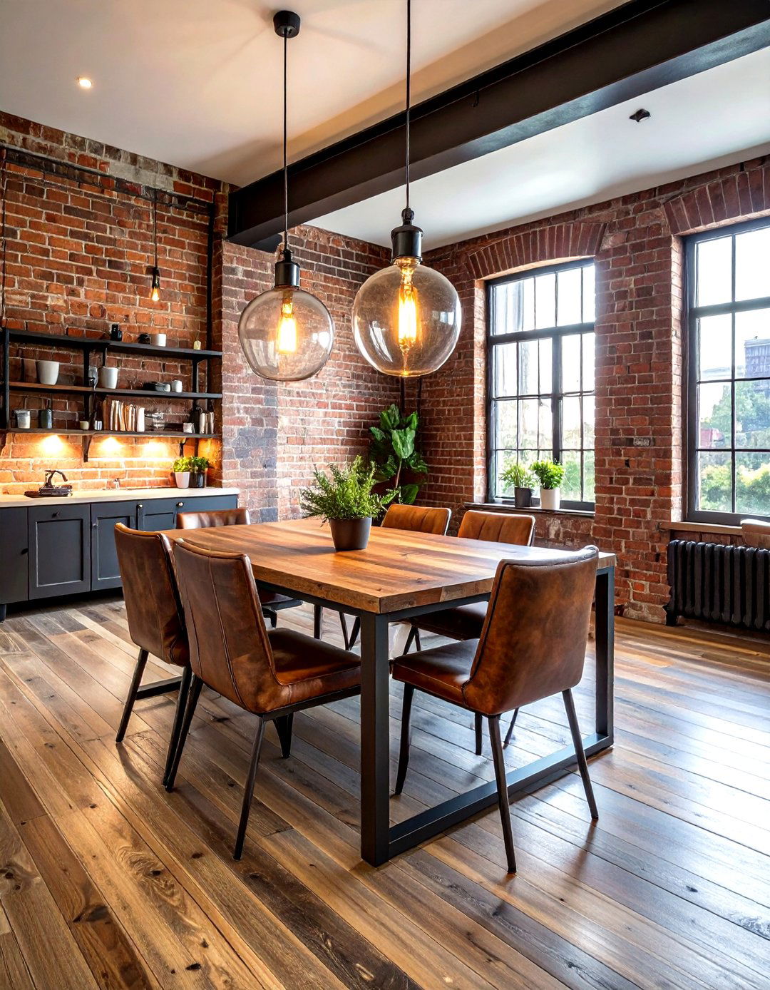 Industrial loft dining room - 30 dining room room settings