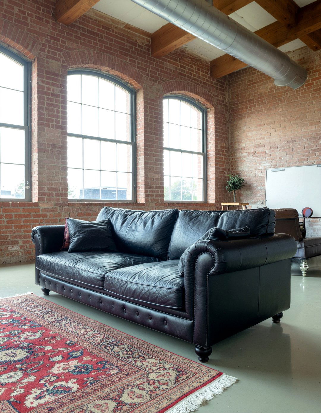 Industrial loft pit sofa - 30 living room pit sofa ideas