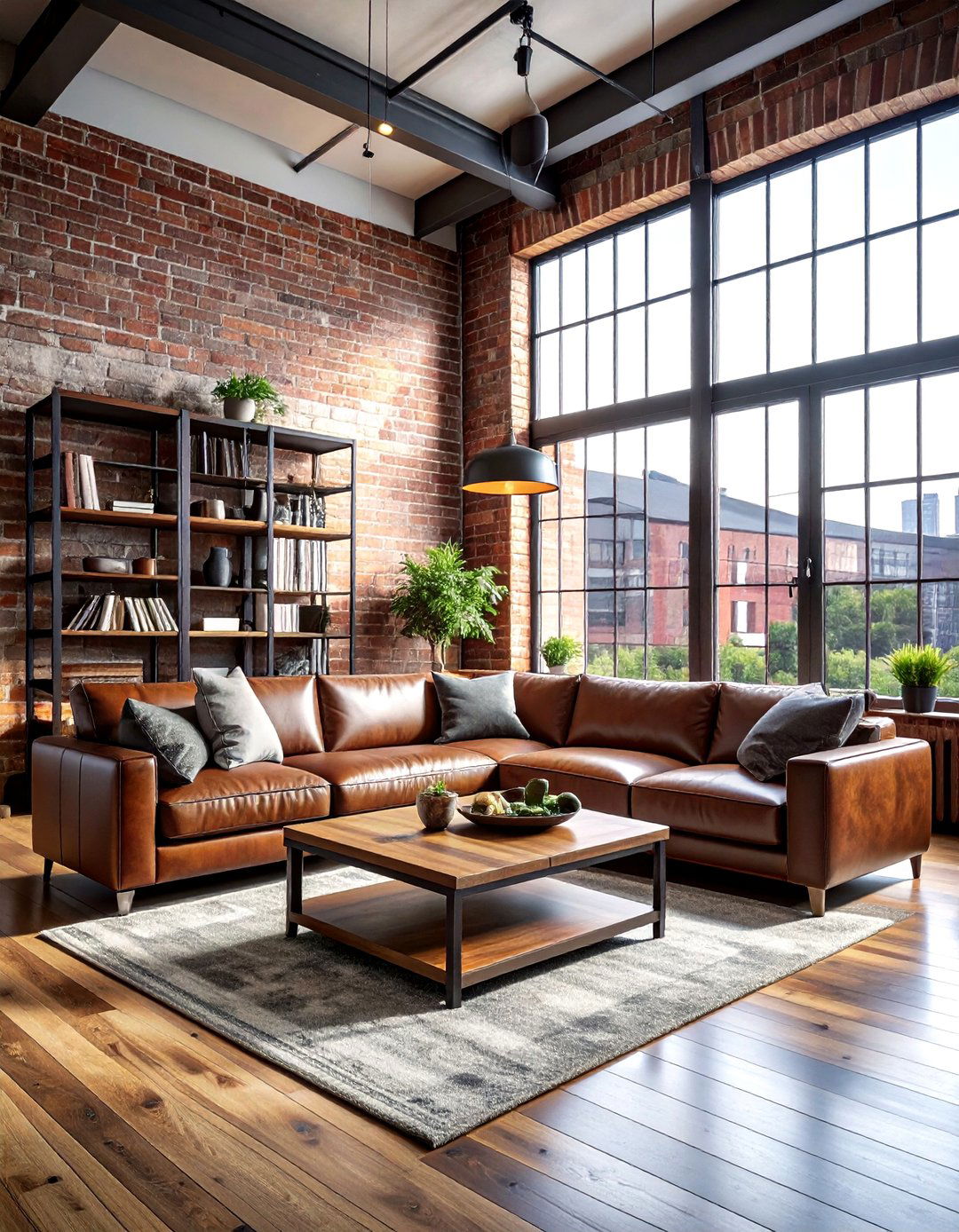 Industrial loft studio - 30 unique decor ideas