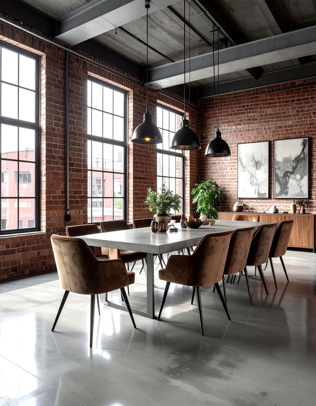 Industrial luxury dining room - 30 luxurious dining room ideas