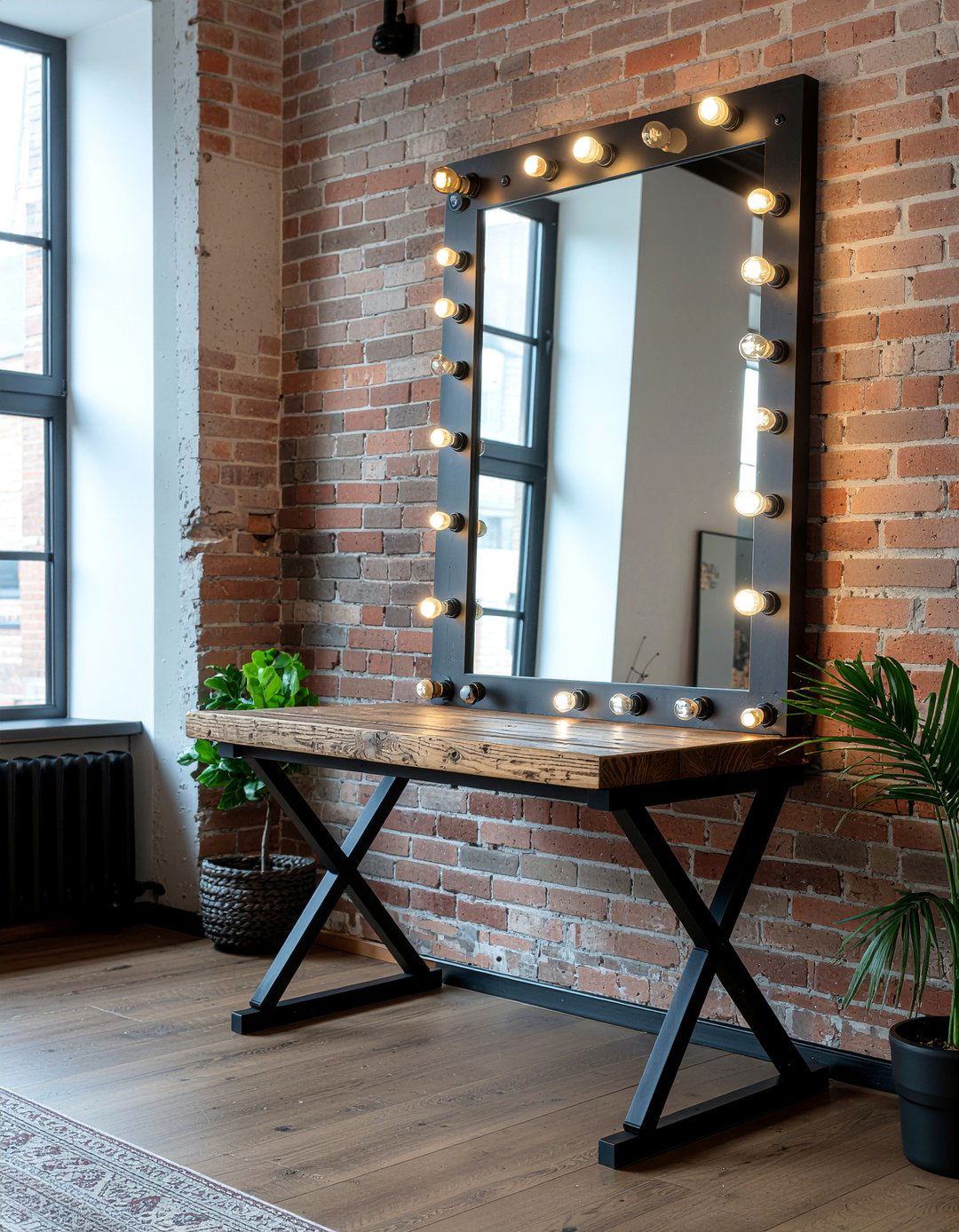 Industrial makeup vanity - 30 bedroom makeup vanities