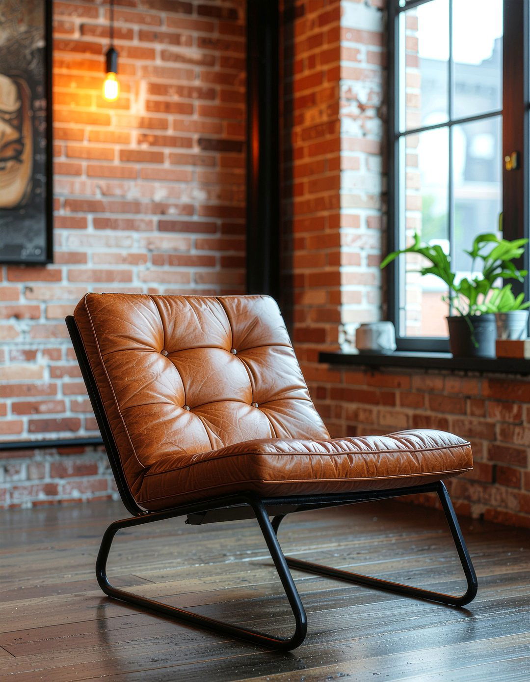 Industrial metal chair - 30 living room lounge chair ideas