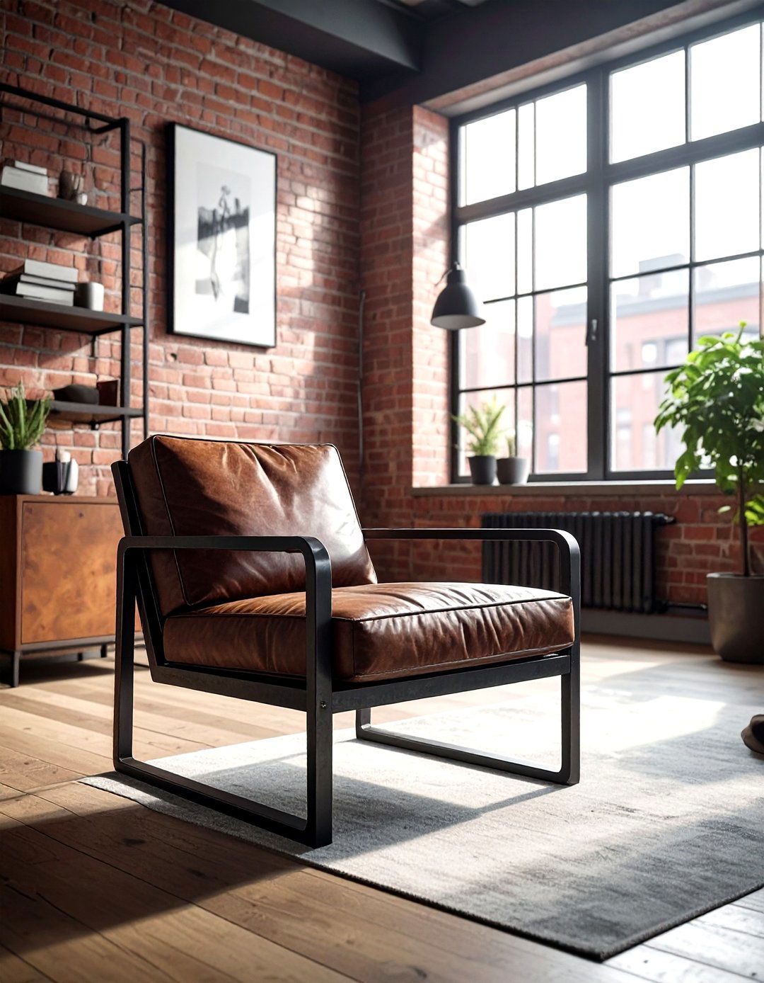 Industrial metal chair - 30 living room side chair ideas