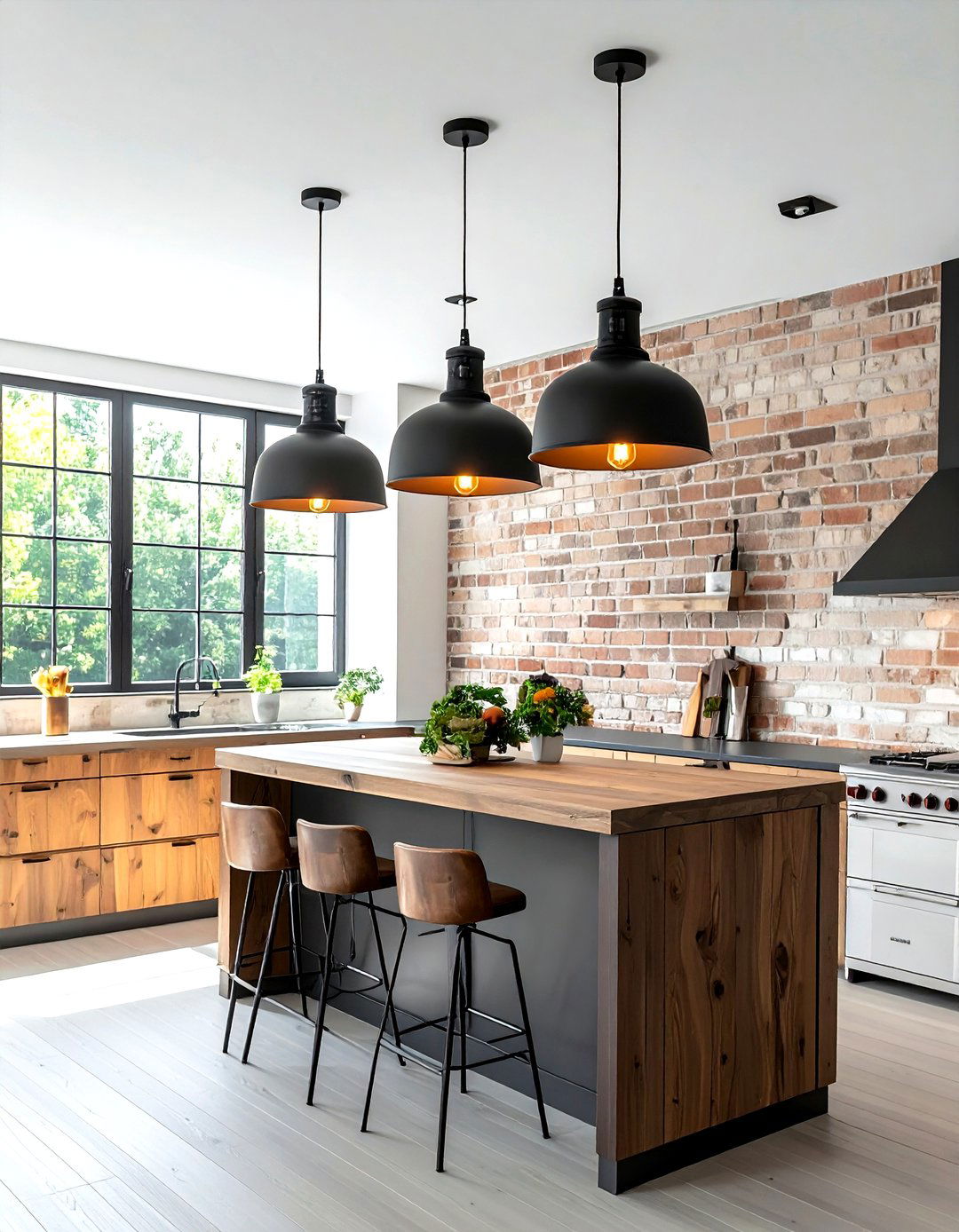 Industrial pendant light - 30 creative decor ideas