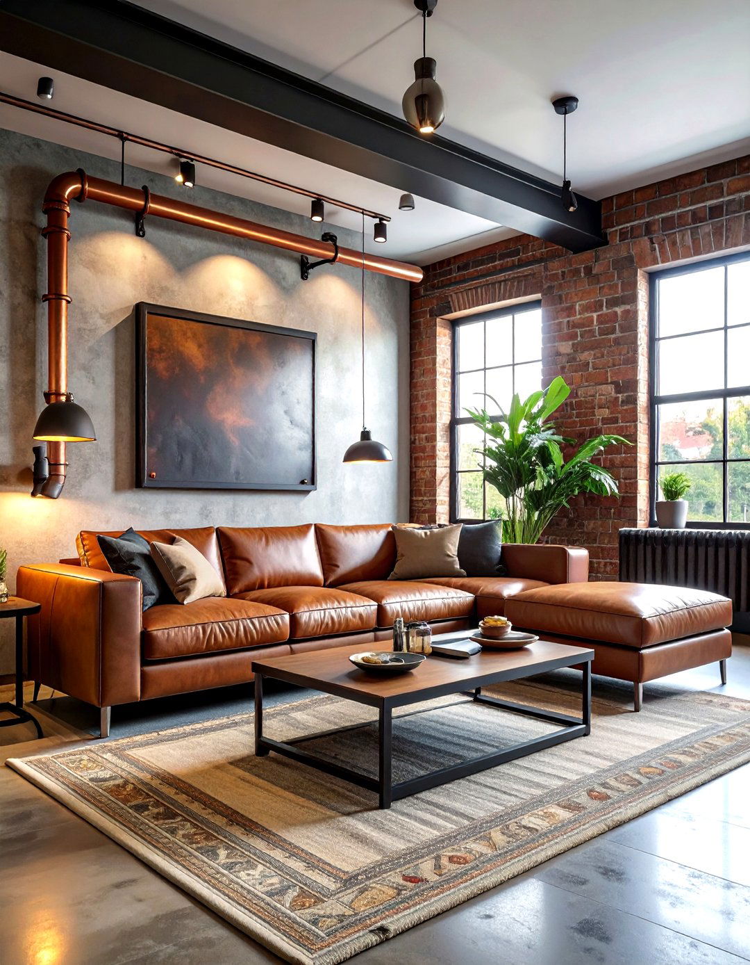 Industrial pipe blanket rack - 30 living room blanket storage ideas