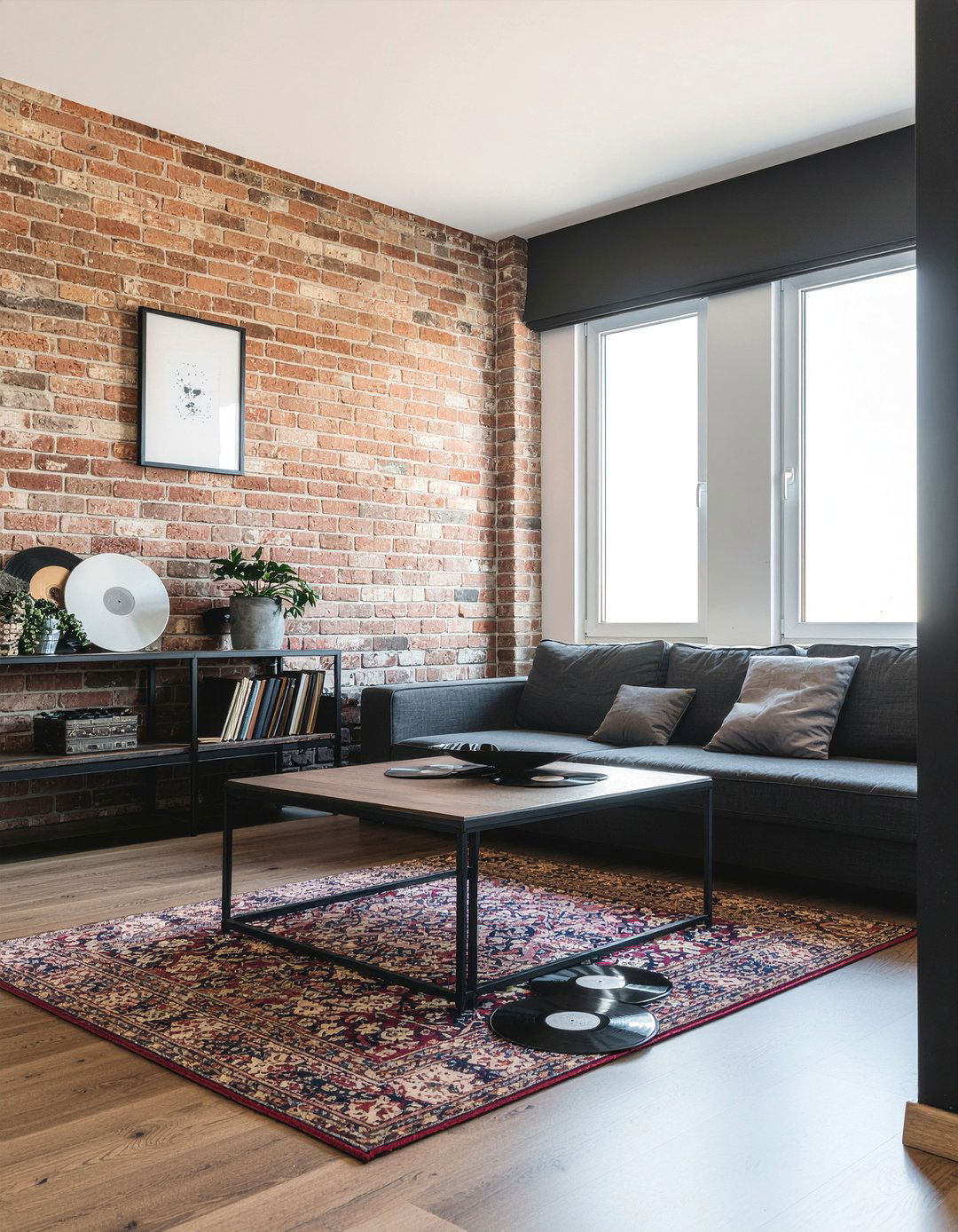 Industrial pipe bracket - 30 living room bracket ideas