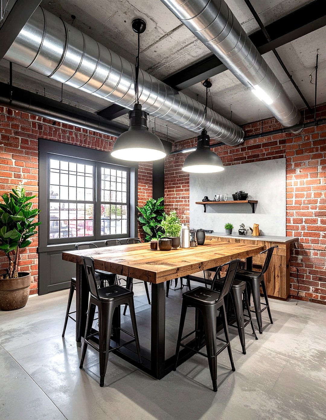 Industrial pipe dining room ceiling - 30 dining room ceiling design ideas