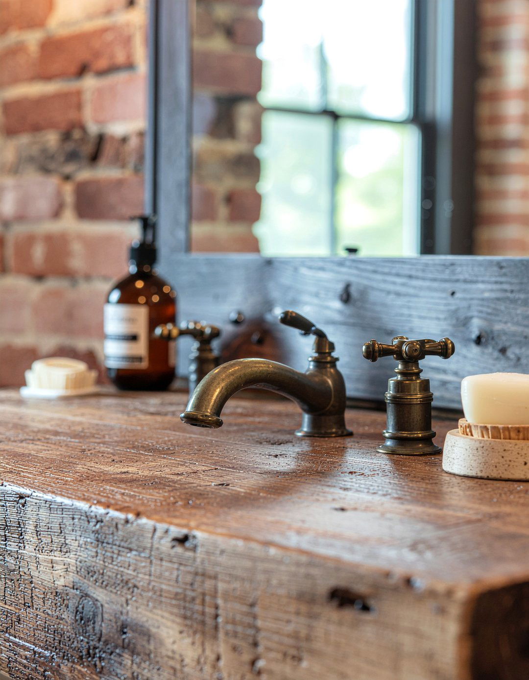 Industrial pipe faucet - 30 luxury bathroom fixture ideas