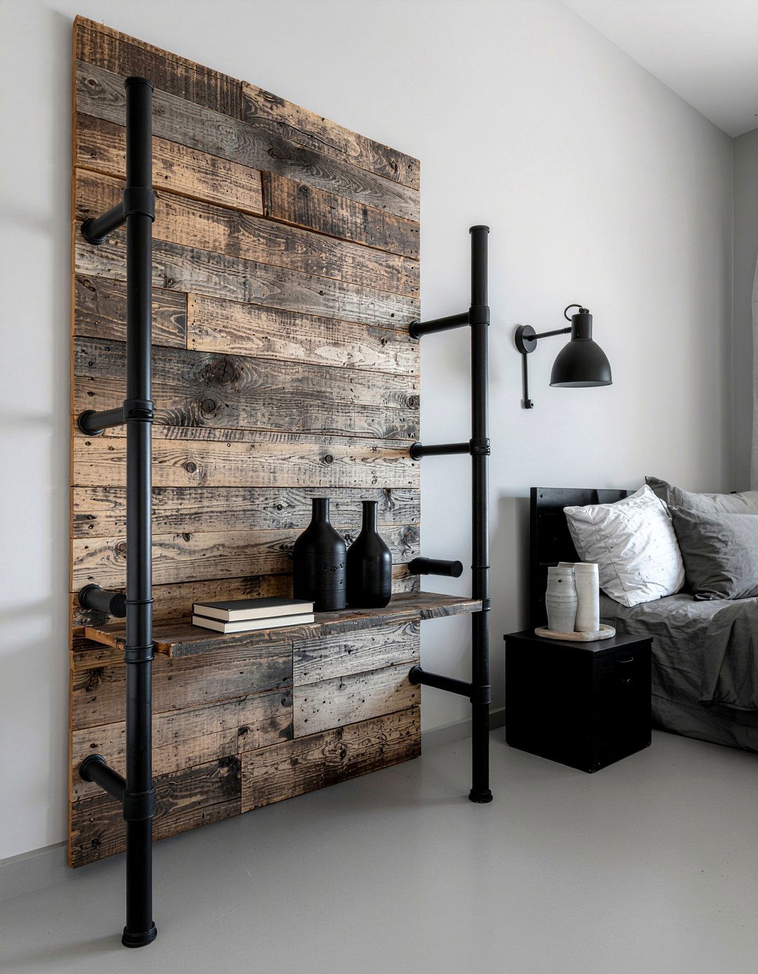 Industrial pipe rack - 30 bedroom reach-in closet ideas