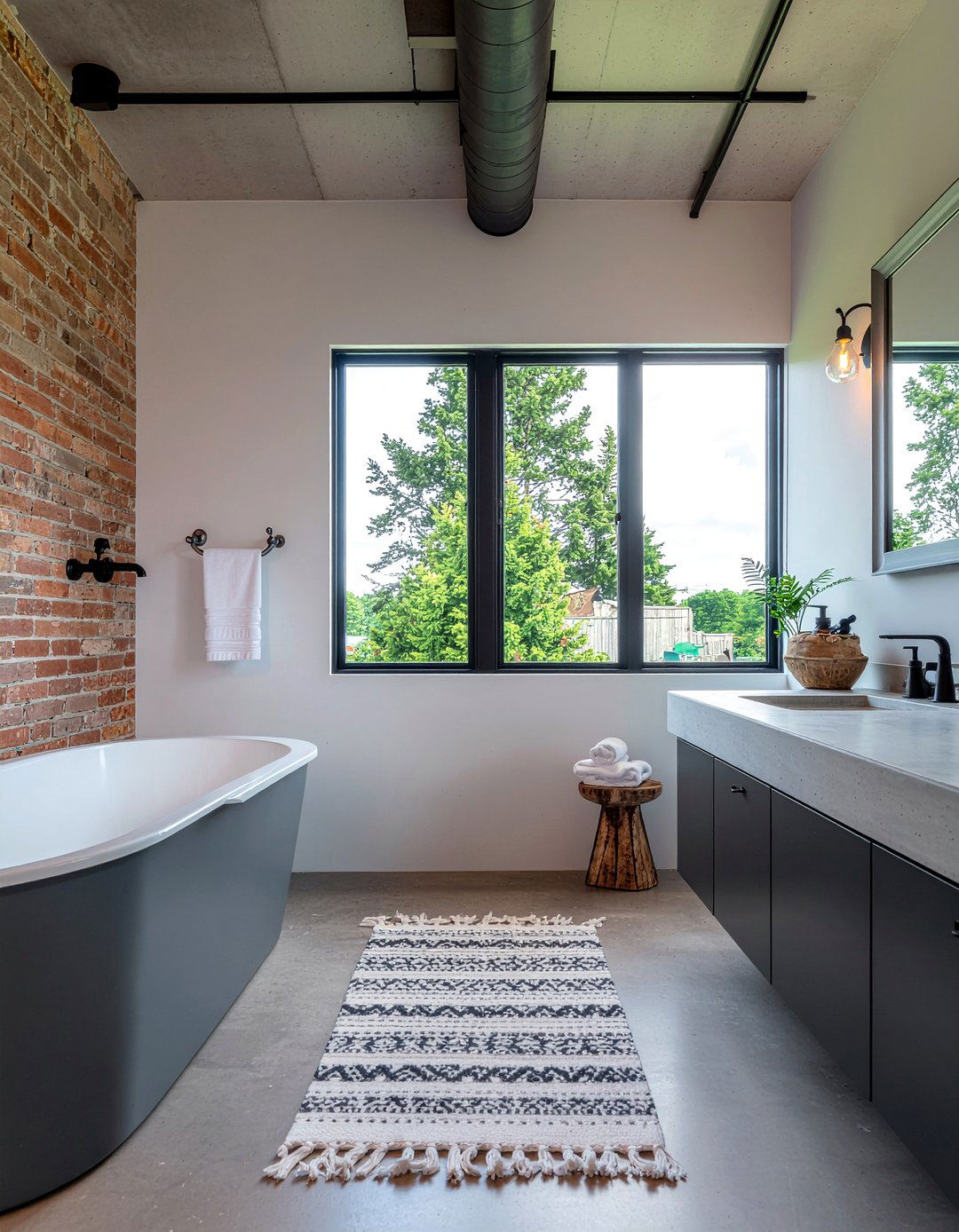 Industrial ranch bathroom - 30 ranch bathroom ideas