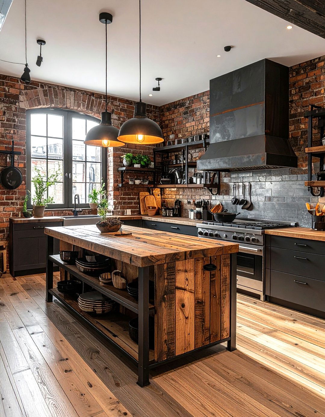 Industrial rustic kitchen - 30 rustic kitchen ideas