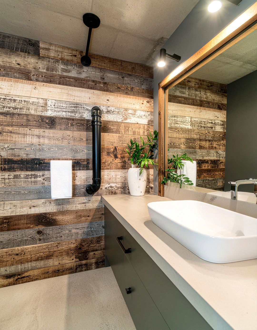 Industrial shiplap bathroom - 30 bathroom shiplap ideas
