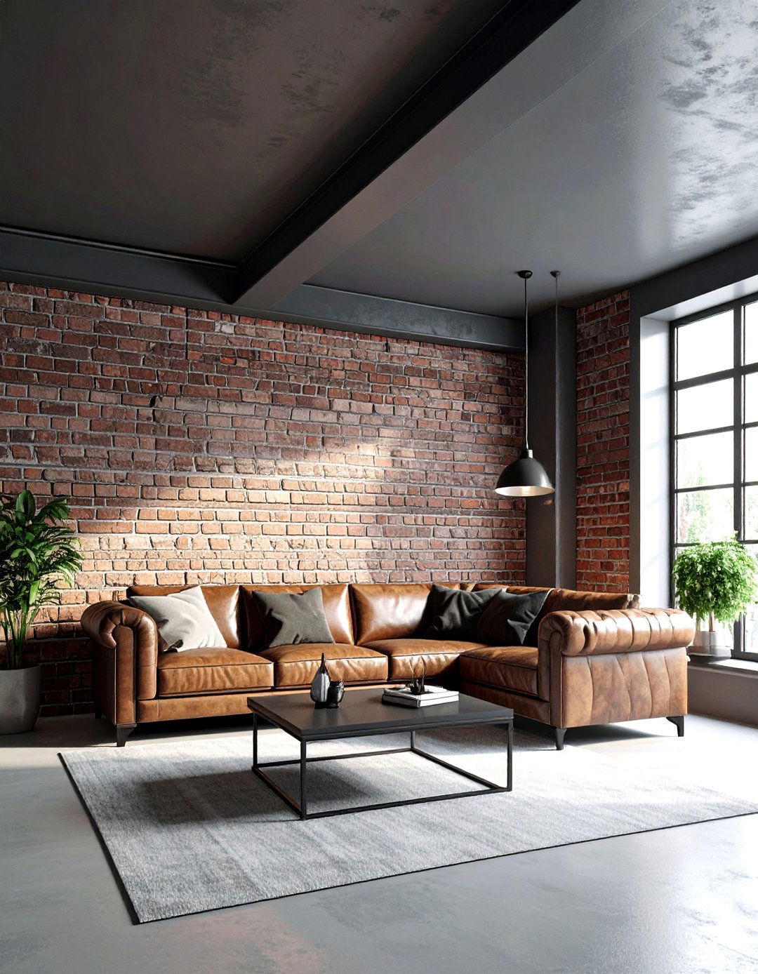 Industrial smooth ceiling - 30 living room smooth ceiling ideas