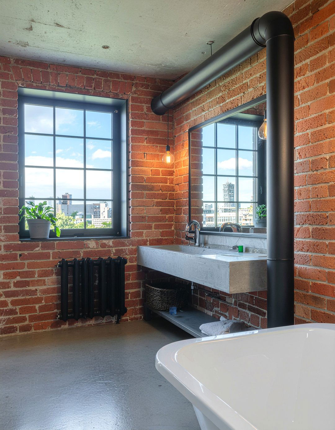 Industrial style bathroom - 30 bathroom depth ideas