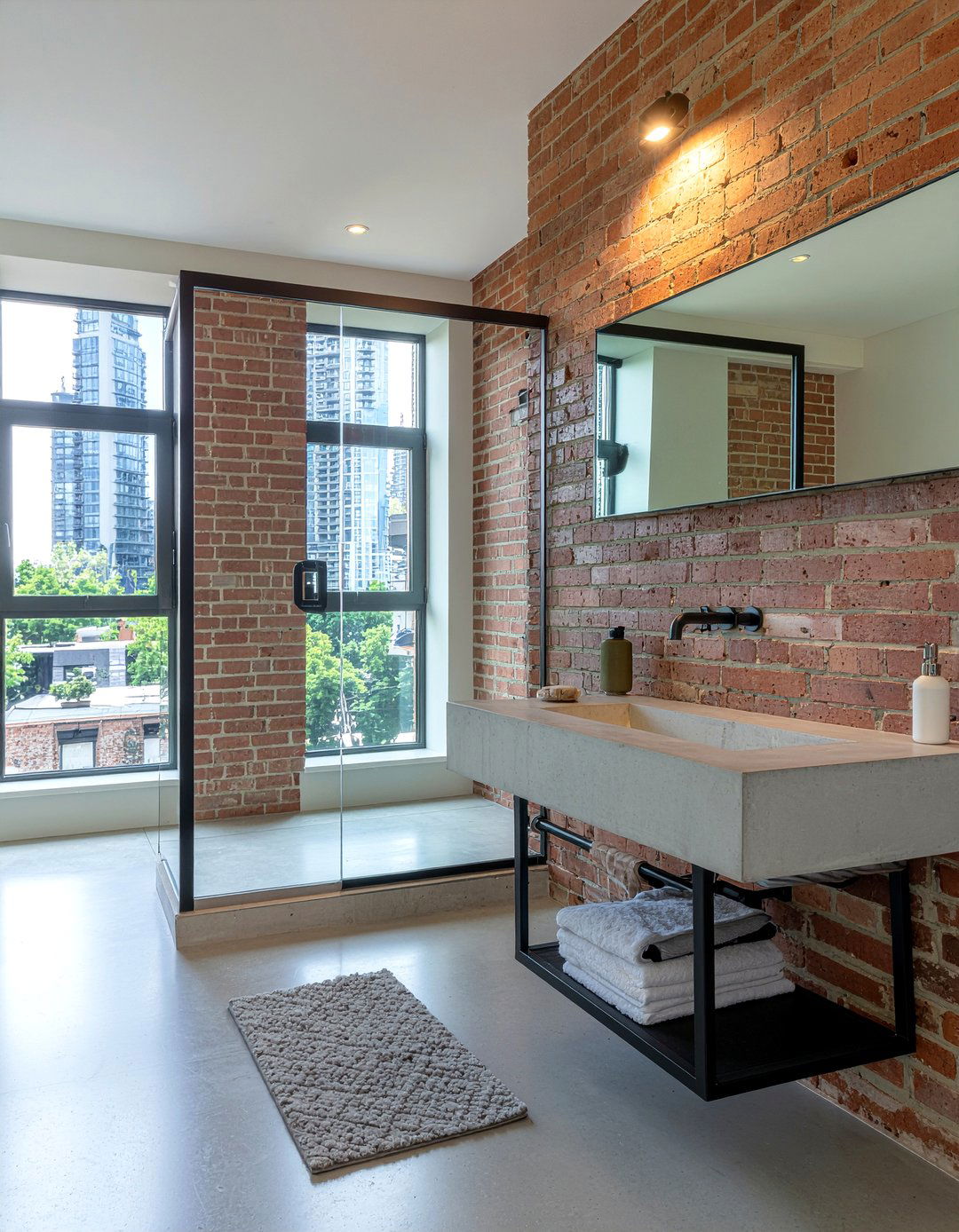 Industrial style bathroom - 30 new home bathroom ideas