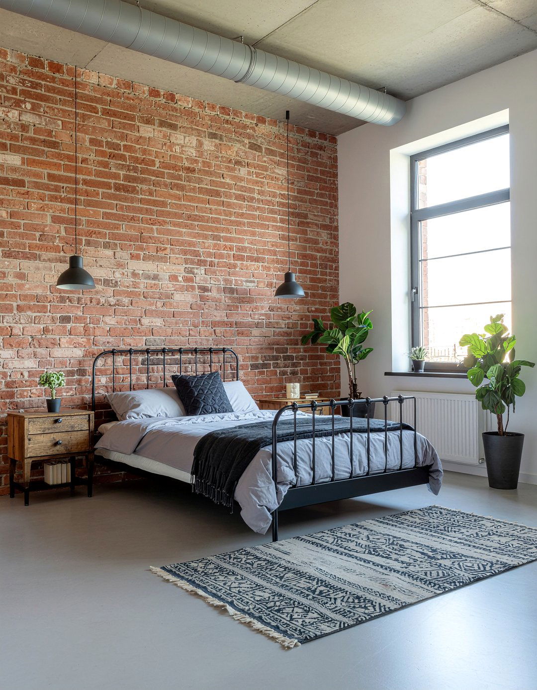 Industrial style bedroom - 30 interior designer bedroom ideas