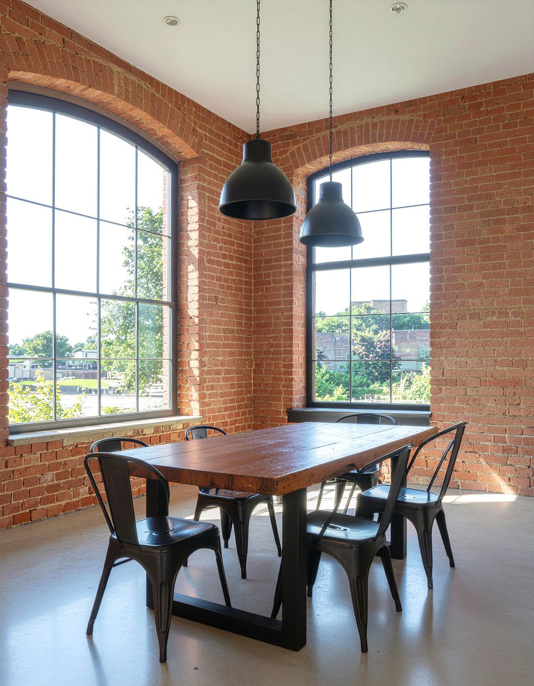 Industrial style dining area - 30 dining area ideas