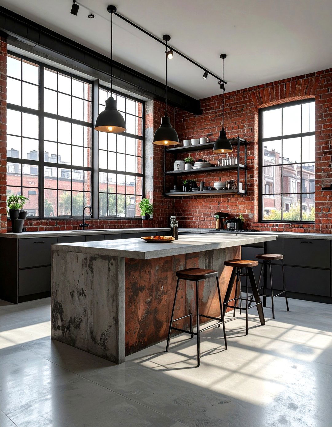 Industrial style kitchen - 30 new construction kitchen ideas