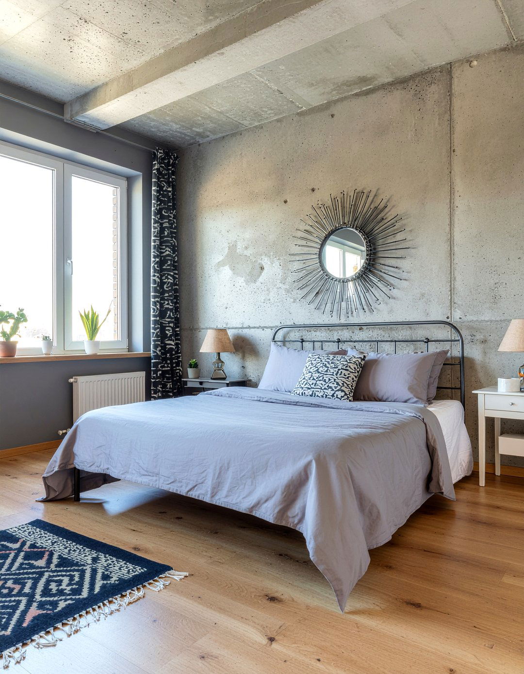 Industrial sunburst mirror - 30 bedroom sunburst mirrors