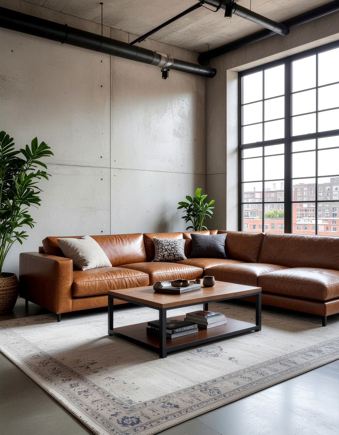 Industrial taupe living room - 30 taupe living room ideas