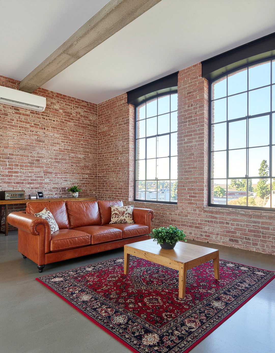 Industrial terracotta living room - 30 terracotta living room ideas