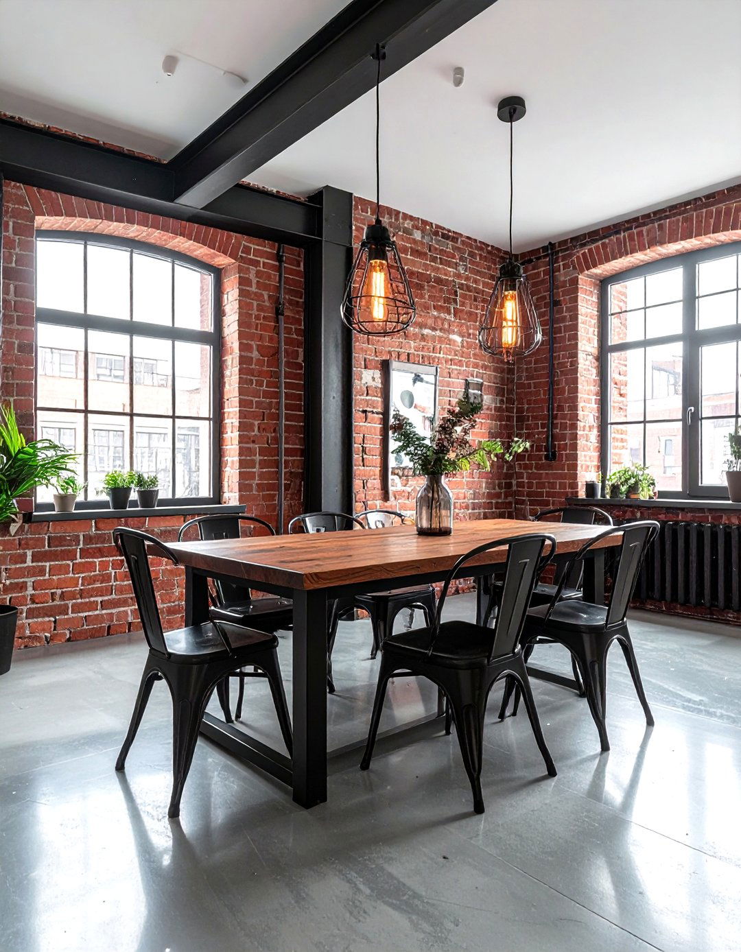 Industrial vintage dining room - 30 vintage dining room ideas