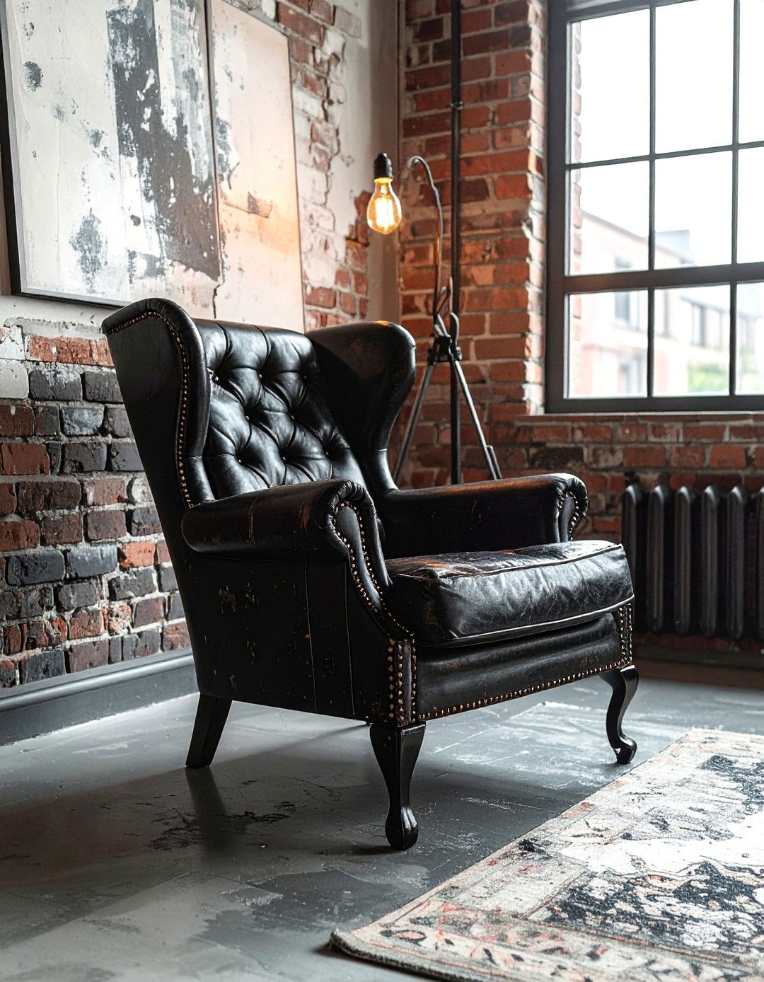 Industrial wingback chair - 30 living room wingback chairs