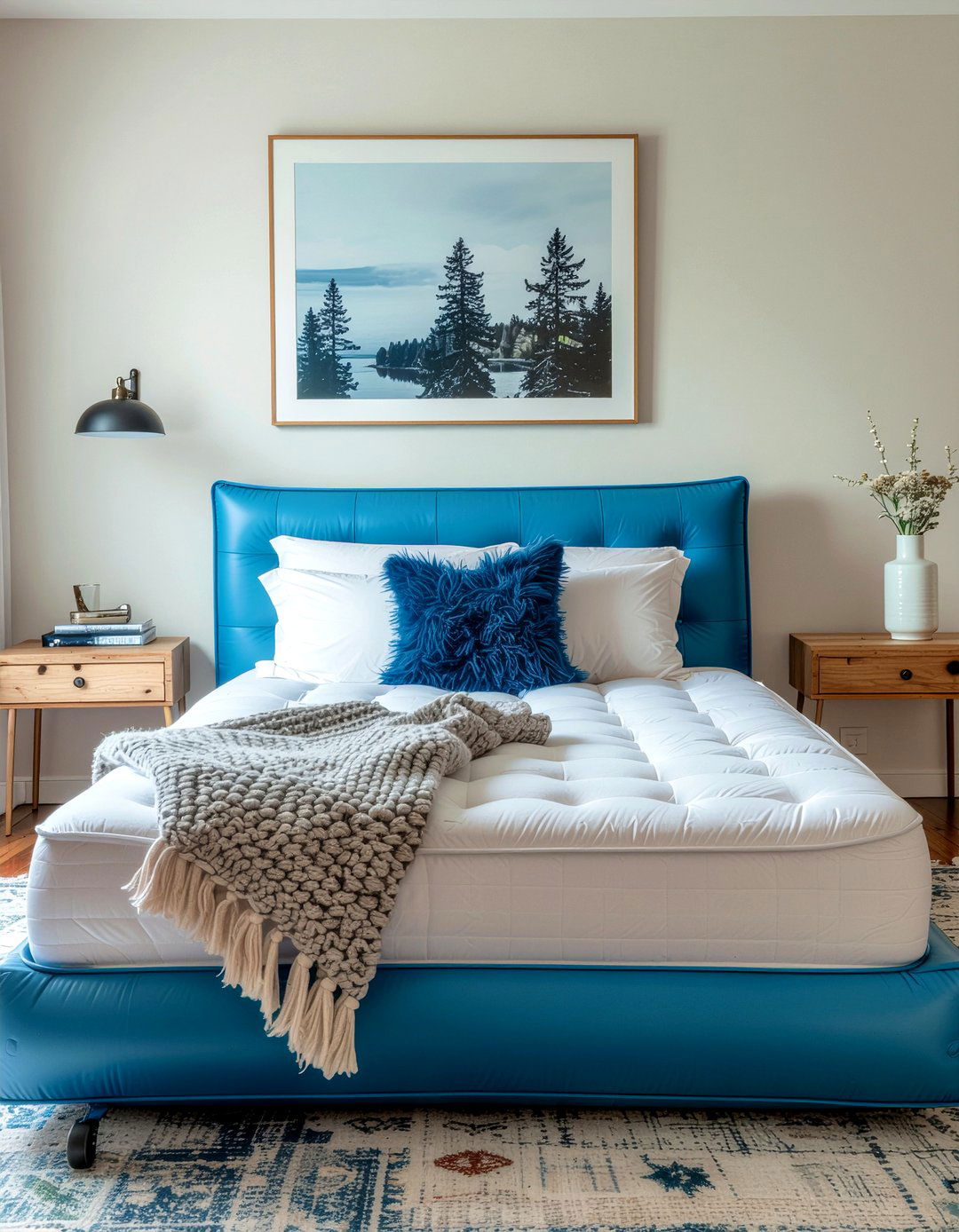 Inflatable guest bed - 30 temporary bedroom ideas